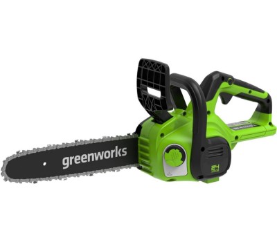 Greenworks G24CS25 Цепная пила аккумуляторная, 24 В, 25 см [2007707]