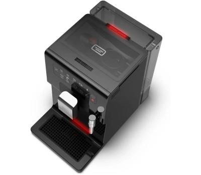 Кофемашина KRUPS Кофемашина автоматическая Essential EA870810, 15Бар, с ручным капучинатором, черный/нержавеющая сталь