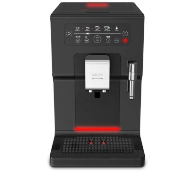 Кофемашина KRUPS Кофемашина автоматическая Essential EA870810, 15Бар, с ручным капучинатором, черный/нержавеющая сталь