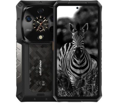 Смартфон ULEFONE Смартфон Armor 28 Ultra TH 16+1TB Black/6.67” AMOLED FHD+/1.04” 340x340/MTK9300+/And15/50+50+64+ThermoVue T2/50/10600mAh/5G/uSmart