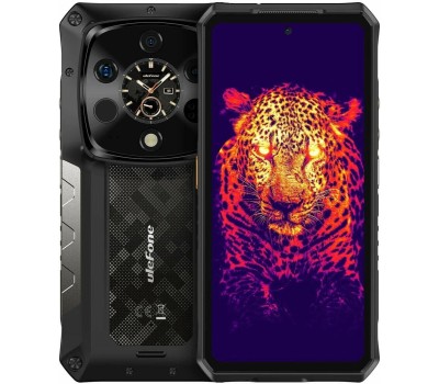 Смартфон ULEFONE Смартфон Armor 28 Ultra TH 16+1TB Black/6.67” AMOLED FHD+/1.04” 340x340/MTK9300+/And15/50+50+64+ThermoVue T2/50/10600mAh/5G/uSmart