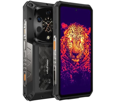 Смартфон ULEFONE Смартфон Armor 28 Ultra TH 16+1TB Black/6.67” AMOLED FHD+/1.04” 340x340/MTK9300+/And15/50+50+64+ThermoVue T2/50/10600mAh/5G/uSmart