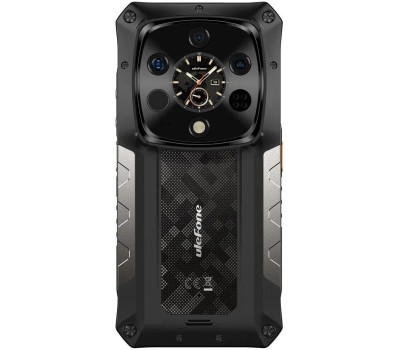 Смартфон ULEFONE Смартфон Armor 28 Ultra TH 16+1TB Black/6.67” AMOLED FHD+/1.04” 340x340/MTK9300+/And15/50+50+64+ThermoVue T2/50/10600mAh/5G/uSmart