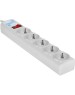 Сетевой фильтр POWER CUBE (02669) SPG-B-6 , 5роз - 1,9м - белый