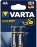 Элементы питания VARTA (04106229412) BL2 LR6 ENERGY ALKALINE (4106) (4106213412)