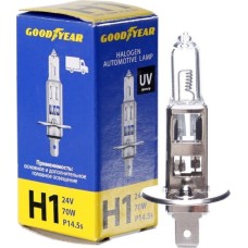 Лампа галогенная GOODYEAR GY011240 лампа галогенная автомобильная Н1 24V 70W P145s
