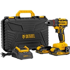 Дрель-шуруповерт DENZEL Дрель-шуруповерт аккумуляторная бесщет. CDH-BL-20, Li-Ion, 20 В//