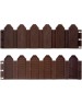 Заборчик для сада LUCKY WAY LWZBR004 декоративный 5 шт. по 60 см, коричневый