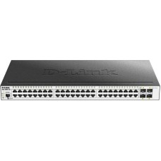 D-LINK SMB D-Link DGS-3000-52L/B1A Управляемый L2 коммутатор с 48 портами 10/100/1000Base-T и 4 портами 1000Base-X SFP