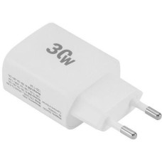 DIGMA Сетевое зарядное устройство DGW3D, USB-A, USB-C, 30Вт, 3A, белый [dgw3d0f110wh]