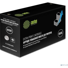 Картридж лазерный CACTUS Картридж лазерный CS-CE505X-MPS черный (13000стр.) для HP LaserJet P2050 /P2055 /P2055D/ P205