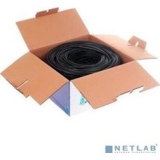 SkyNet Standart Кабель UTP outdoor 4x2x0,48, медный, FLUKE TEST, кат.5e, однож., (305м) box, черный [CSS-UTP-4-CU-OUT](АК5010170/1693219)