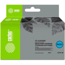Картридж CACTUS Картридж CS-3JA30AE, 963XL, черный пигментный / CS-3JA30AE