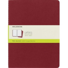 MOLESKINE Блокнот Cahier Journal, 120стр, без разлиновки, клюквенный [ch123]