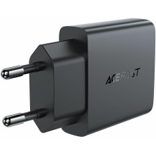ACEFAST Сетевое зарядное устройство A65 PD20W GaN single USB-C ultra-thin charger (EU). Цвет: черный