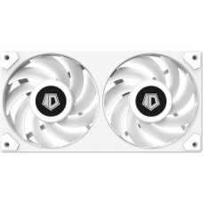 ID-COOLING Вентилятор для корпуса ICEFAN 240 ARGB SNOW белый (2 pcs, 120mm, PWM 2000rpm, 56.5 CFM, 31,5 dB, 4 pin/3 pin ARGB) (ICEFAN 240 ARGB SNOW)