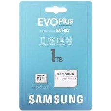 SAMSUNG Флеш карта microSDXC 1Tb EVO Plus (R/W 160/90 Mb/s, A2, UHS Class 3, Video Class 30, adapter) (MB-MC1T0SA/EU)