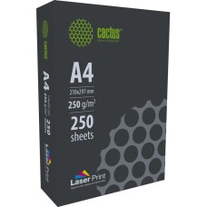 Бумага CACTUS Бумага LaserPrint CS-LPA4250250, A4, для лазерной печати, 250л, 250г/м2, белый