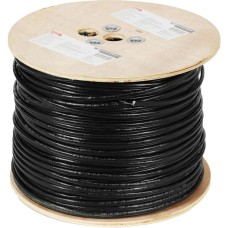 BURO Кабель сетевой BU-COP-050-FTP-OUTDOOR FTP 4 пары cat.5E solid 0.50мм Cu 305м черный outdoor стальной трос