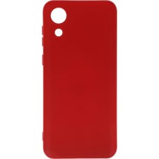 BORASCO Чехол (клип-кейс) для Samsung Galaxy A03 Core Microfiber Case красный (40945)