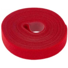 REXANT Хомут-липучка 07-7524 5000x20мм (упак:1шт) полиамид красный