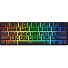 OKLICK Клавиатура Оклик K713X механическая черный USB Multimedia for gamer LED кабель 1.6м