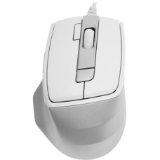 A4TECH Мышь Fstyler FM45S Air белый/серебристый оптическая 2400dpi silent USB 7but (FM45S AIR USB (SILVER WHITE))