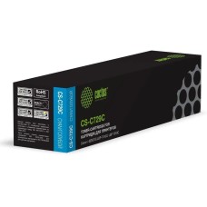 CACTUS Картридж лазерный CS-C729C 729 C голубой (1000стр.) для Canon i-SENSYS LBP-7010C/ LBP-7018C