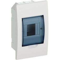 IEK Щит распределительный MKP12-V-04-40-20 ЩРВ-П-4 для установки модульных устройств встраиваемый 136мм 87мм 222мм 660B 4мод. пластик IP41 белый (упак.:1шт)