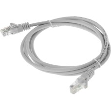 SUPRLAN Патч-корд 10-0143 UTP RJ-45 вил.-вилка RJ-45 кат.5E 2м серый LSZH 26AWG