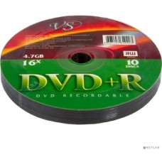 VS Диски DVD+R 4,7 GB 16x Shrink/10 (620403)