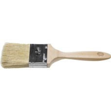 STAYER UNIVERSAL-lux, 75 мм, 3″, светлая натуральная щетина, деревянная ручка, все виды ЛКМ, плоская кисть (01053-075)