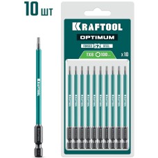 KRAFTOOL OPTIMUM TX 8, 100 мм, 10 шт, биты (26126-8-100-S10)