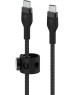 BELKIN Кабель BoostCharge PRO Flex USB-C to USB-C Braided Silicone Cable. Длина: 2м. Цвет: черный