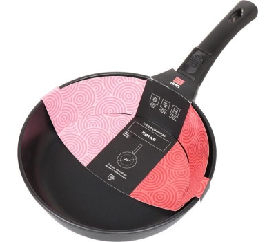 Сковорода НЕВА МЕТАЛЛ ПОСУДА 6024 д.24 съем. руч.