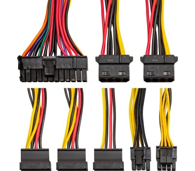 Блок питания EXEGATE 450W UN450, ATX, 12cm fan, 24p+4p, 6/8p PCI-E, 3*SATA, 2*IDE, FDD (EX244554RUS)