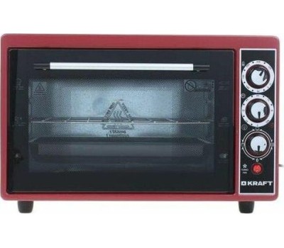 Печь электрическая KRAFT КF-MO 3804KR красный