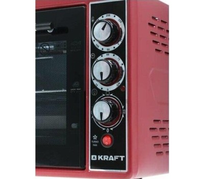 Печь электрическая KRAFT КF-MO 3804KR красный