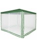 GREEN GLADE Стенка для садового тента 4130 2х3м полиэстер с москитной сеткой зеленая