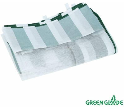 GREEN GLADE Стенка для садового тента 4130 2х3м полиэстер с москитной сеткой зеленая