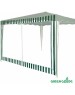 GREEN GLADE Стенка для садового тента 4130 2х3м полиэстер с москитной сеткой зеленая