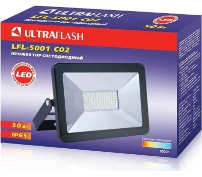 Прожектор ULTRAFLASH (12317) LFL-5001 C02 черный