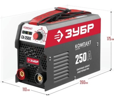 Сварочный аппарат ЗУБР СА-250К Сварочный аппарат инверторный 250 А