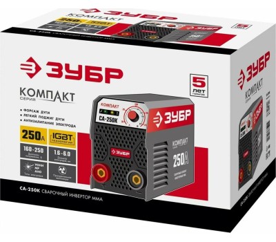 Сварочный аппарат ЗУБР СА-250К Сварочный аппарат инверторный 250 А