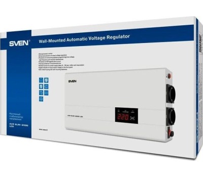 Стабилизатор напряжения SVEN AVR SLIM-2000 LCD