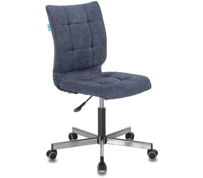 Кресло БЮРОКРАТ Кресло CH-330M темно-синий Light-27 крестовина металл хром