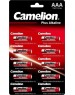 Элементы питания CAMELION (14136) LR03-BP1X10P