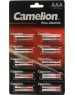 Элементы питания CAMELION (14136) LR03-BP1X10P