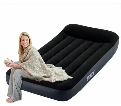 Матрас надувной INTEX Матрас надувн.с подголовн.PILLOW REST CLASSIC BED FIBER-TECH 99x191x25см (в коробке) Арт. 64141