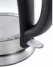 Чайник KITFORT КТ-619 серебристый/черный (нержавеющая сталь/стекло)